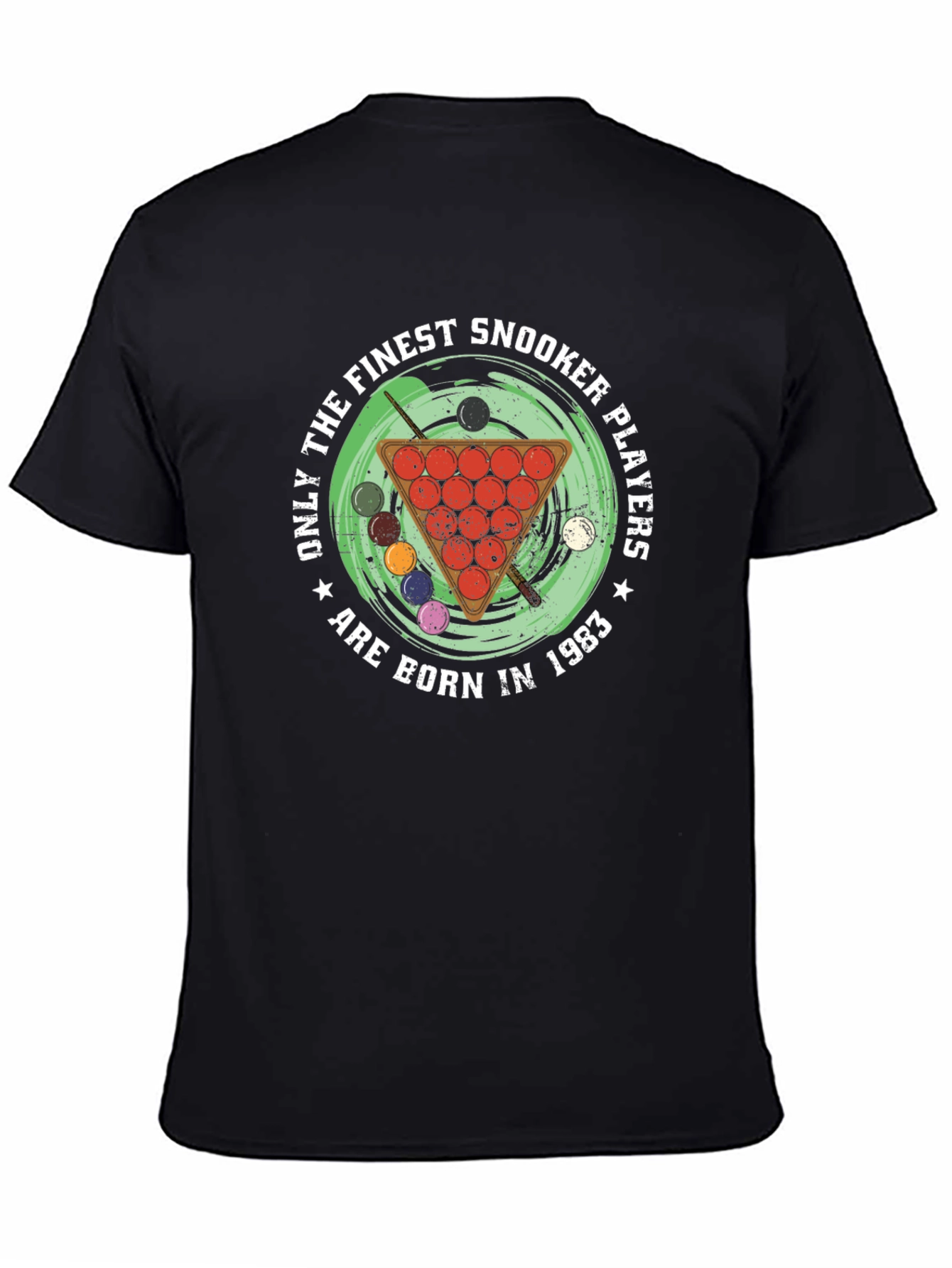 Snooker Players Born in 1983 Black T-Shirt