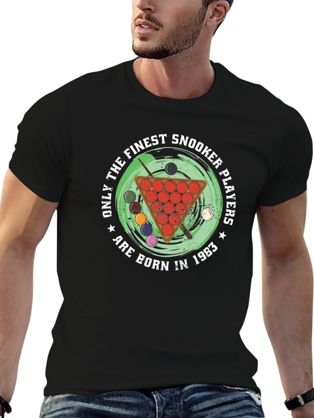 Snooker Players Born in 1983 Black T-Shirt