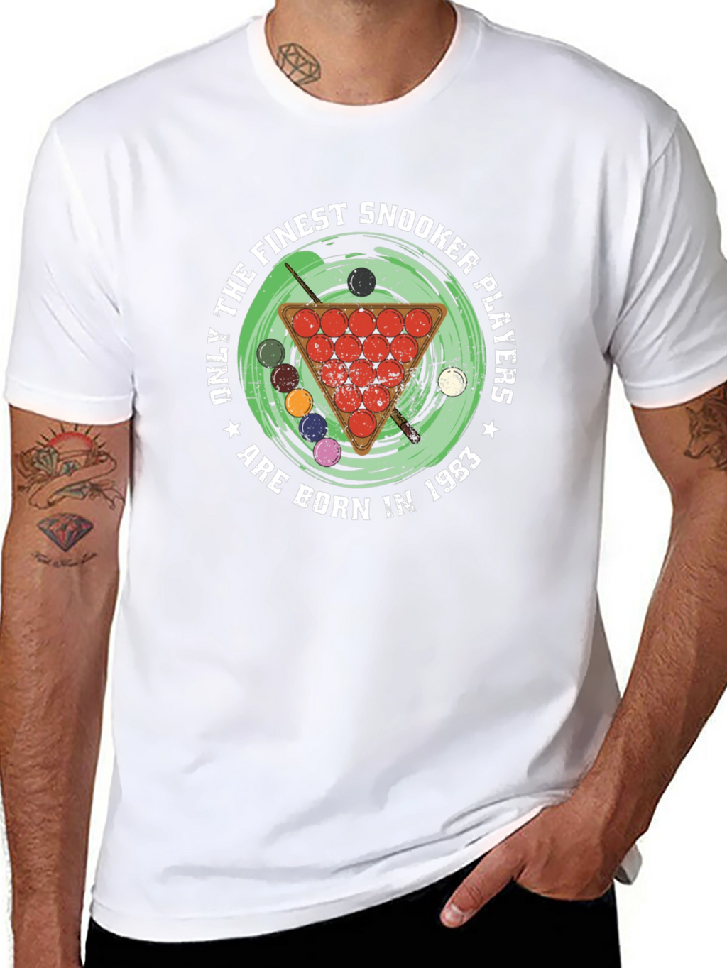 Snooker Players Born in 1983 Black T-Shirt