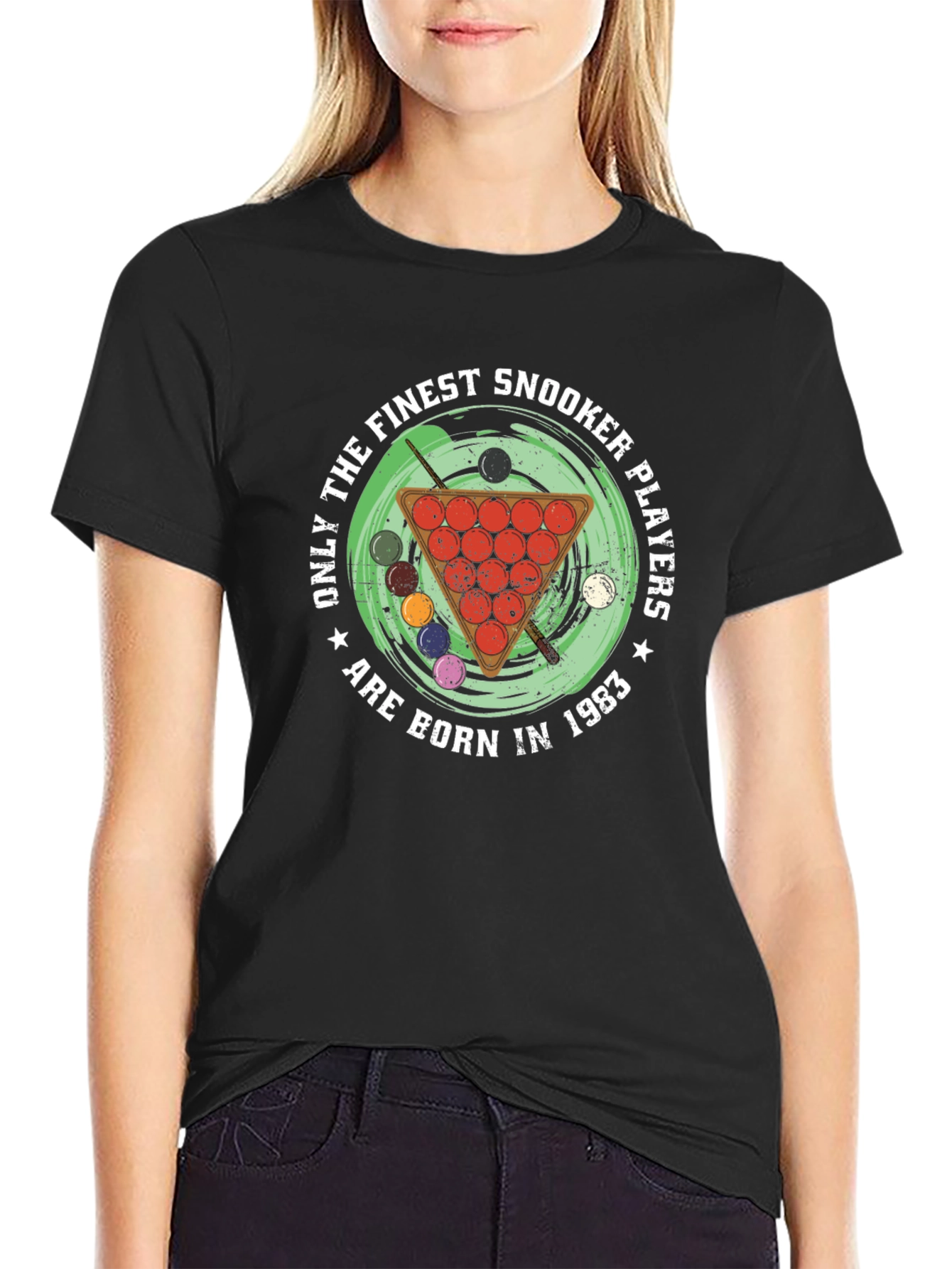 Snooker Players Born in 1983 Black T-Shirt