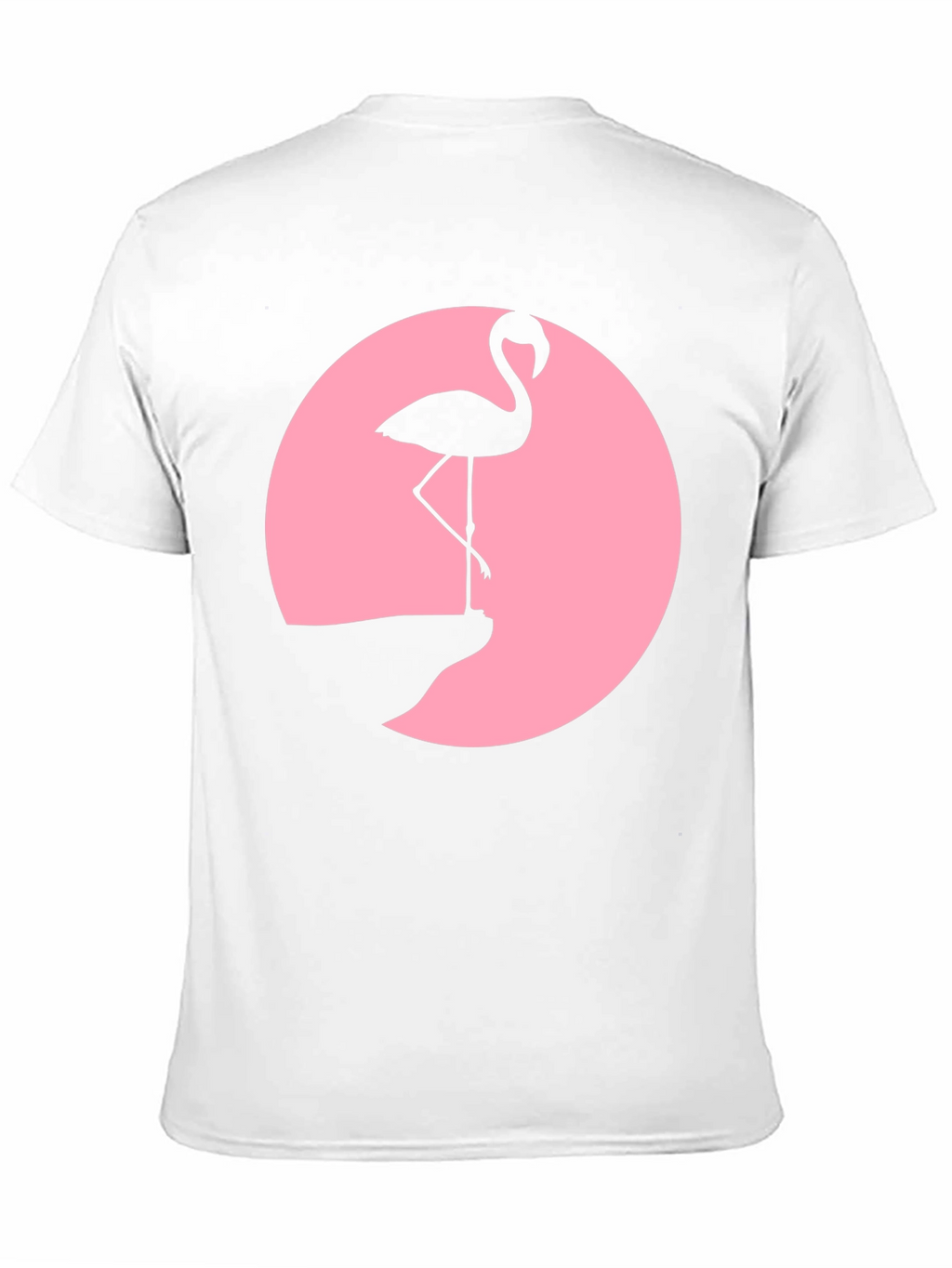 Flamingo Silhouette Black T-Shirt