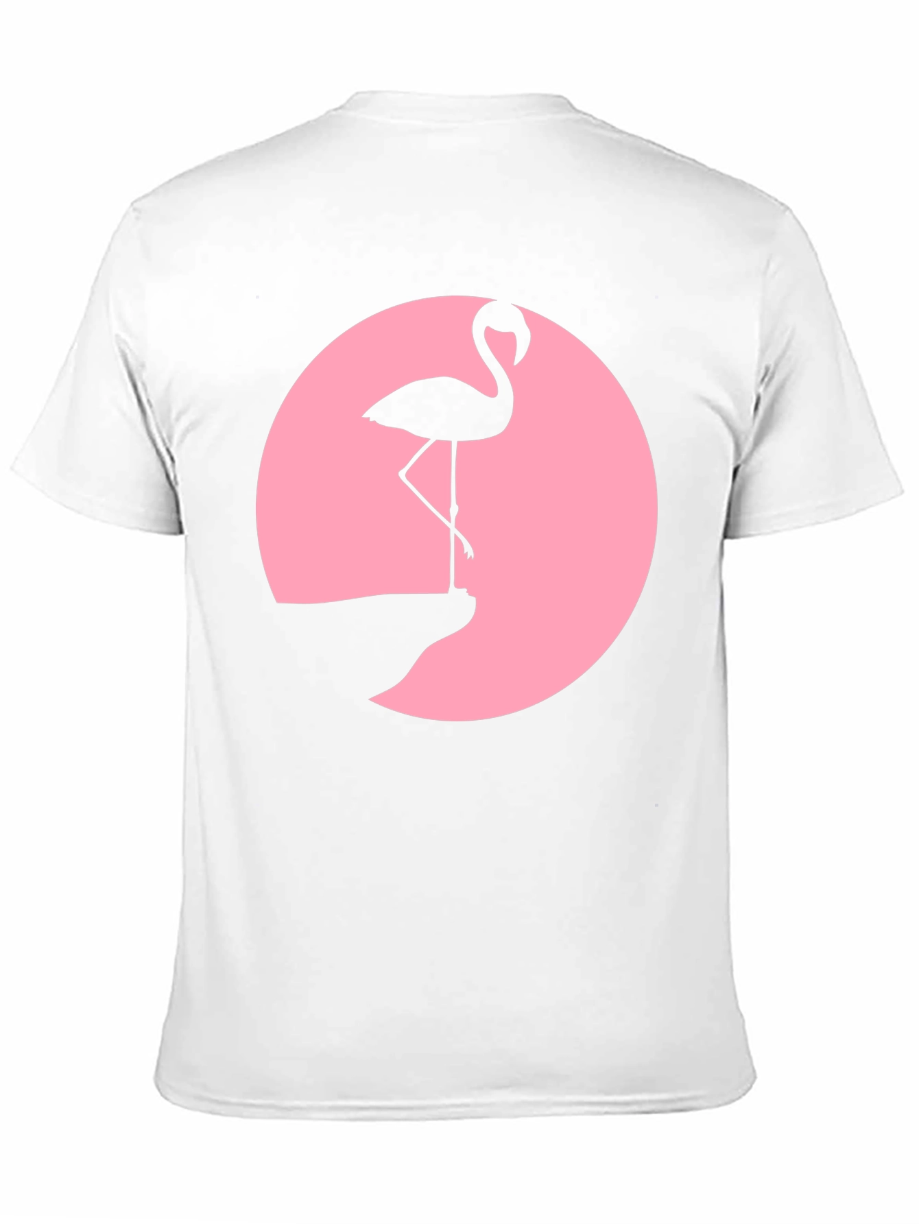 Flamingo Silhouette Black T-Shirt