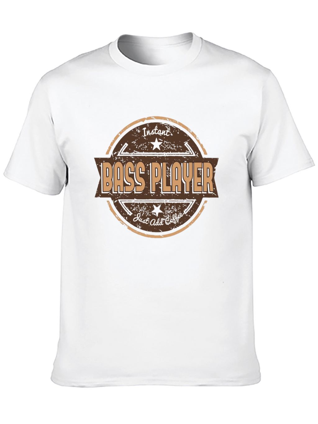 Instant Bass Player - Add Coffee T-Shirt