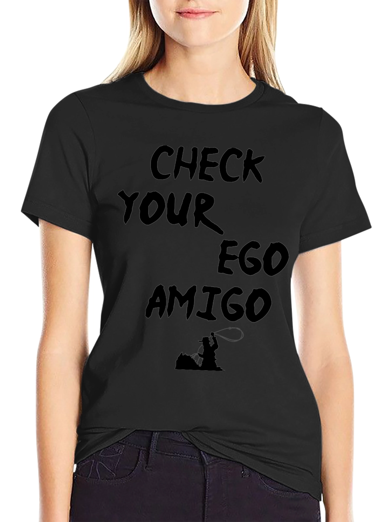 Check Your Ego Amigo Graphic T-Shirt