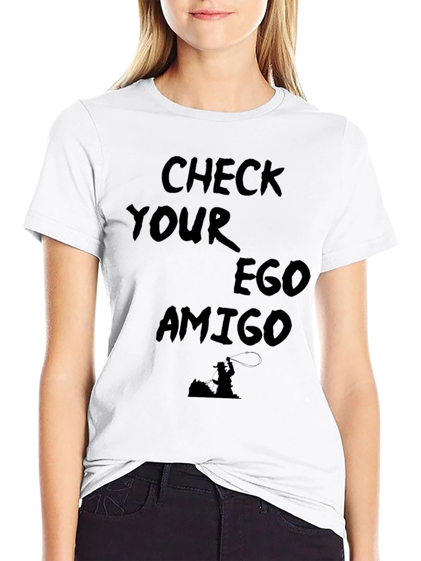 Check Your Ego Amigo Graphic T-Shirt