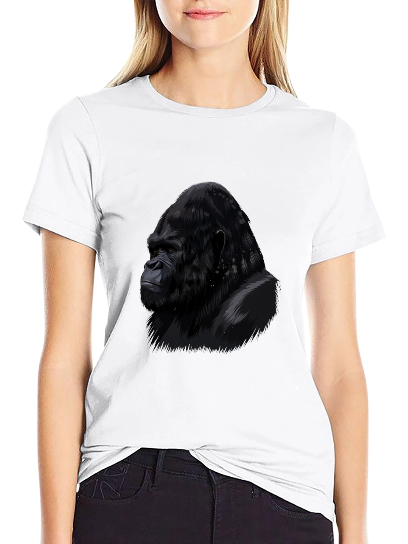 Gorilla Graphic Black T-Shirt