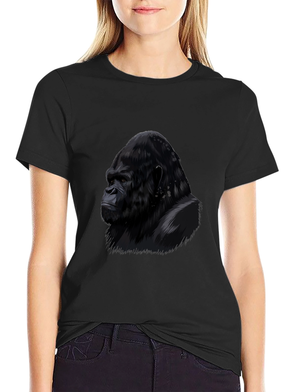 Gorilla Graphic Black T-Shirt