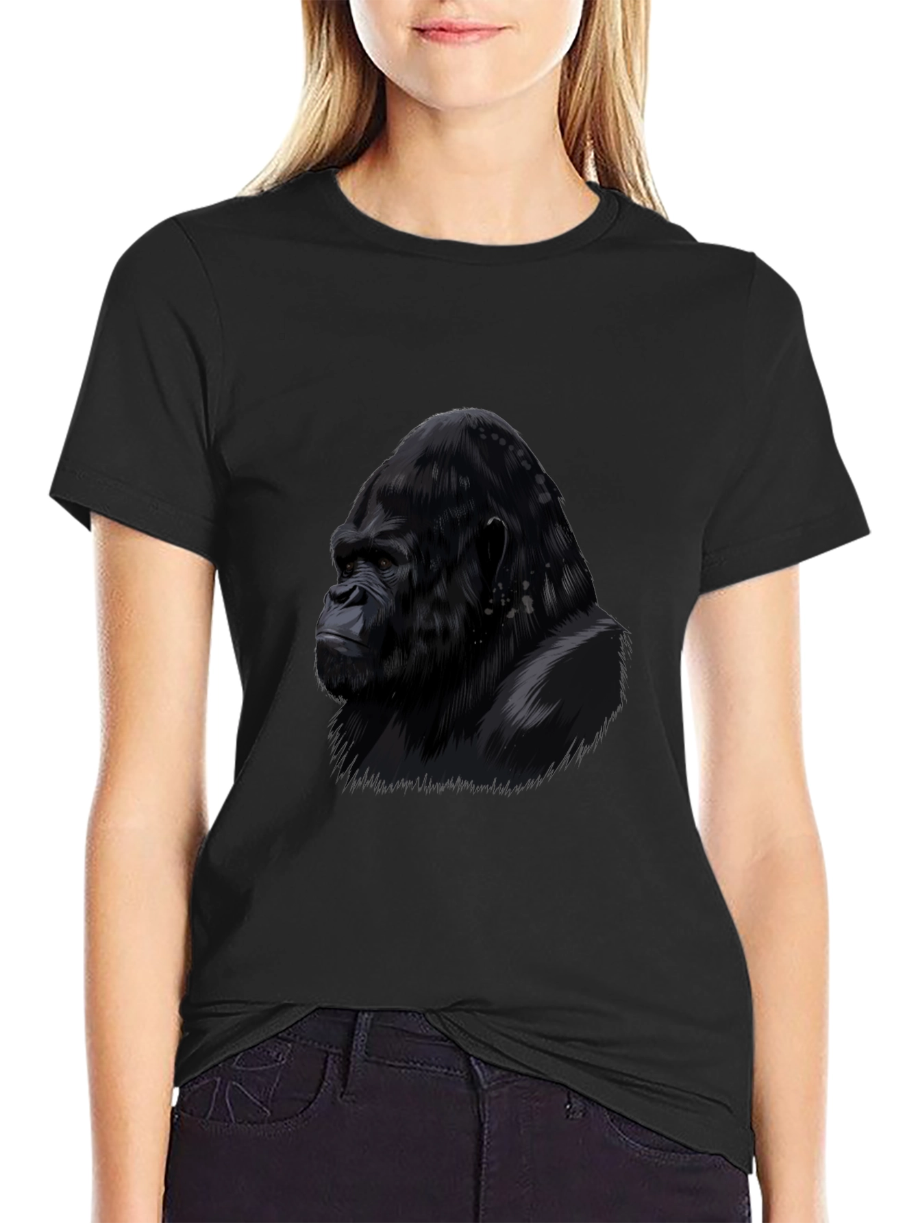 Gorilla Graphic Black T-Shirt