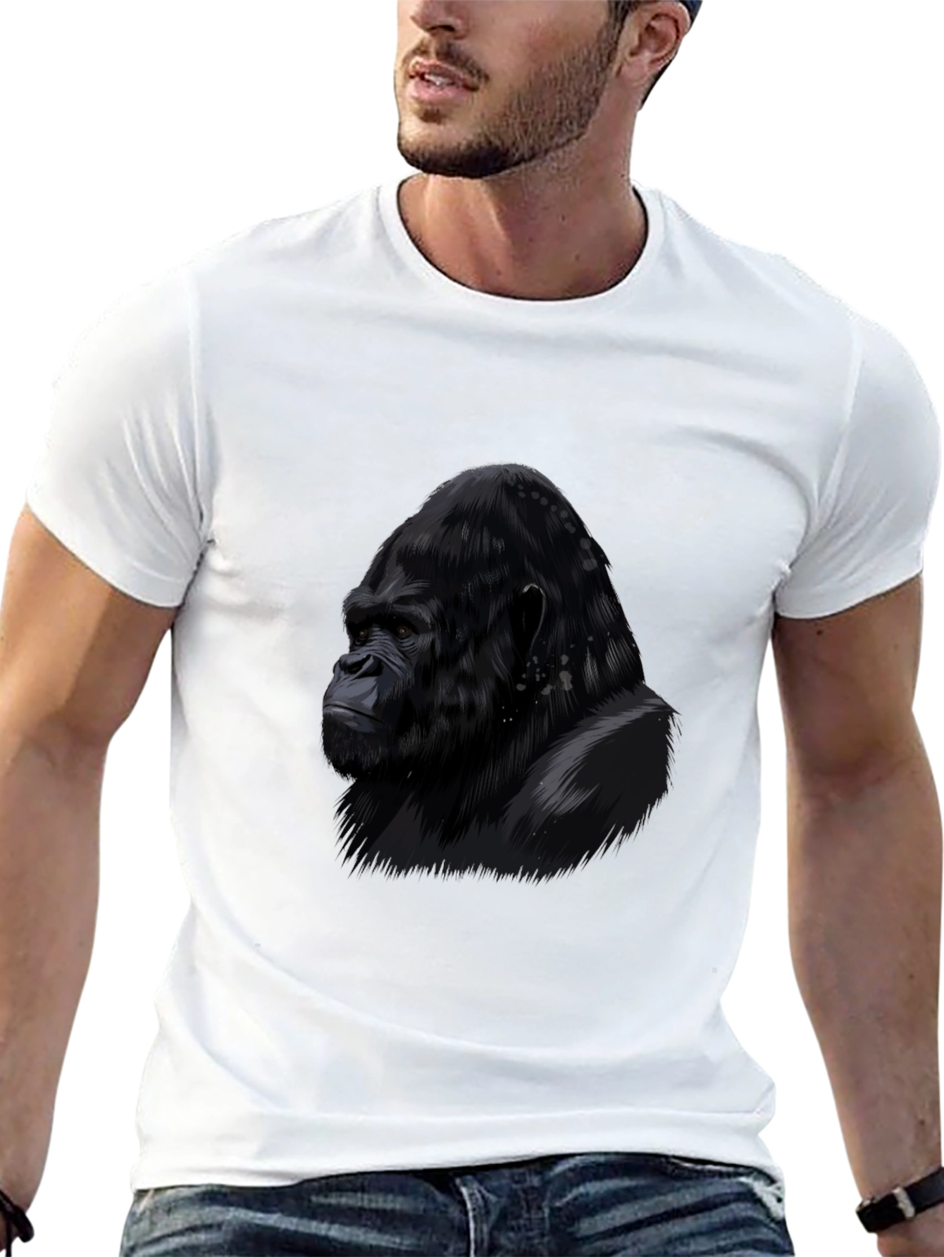Gorilla Graphic Black T-Shirt