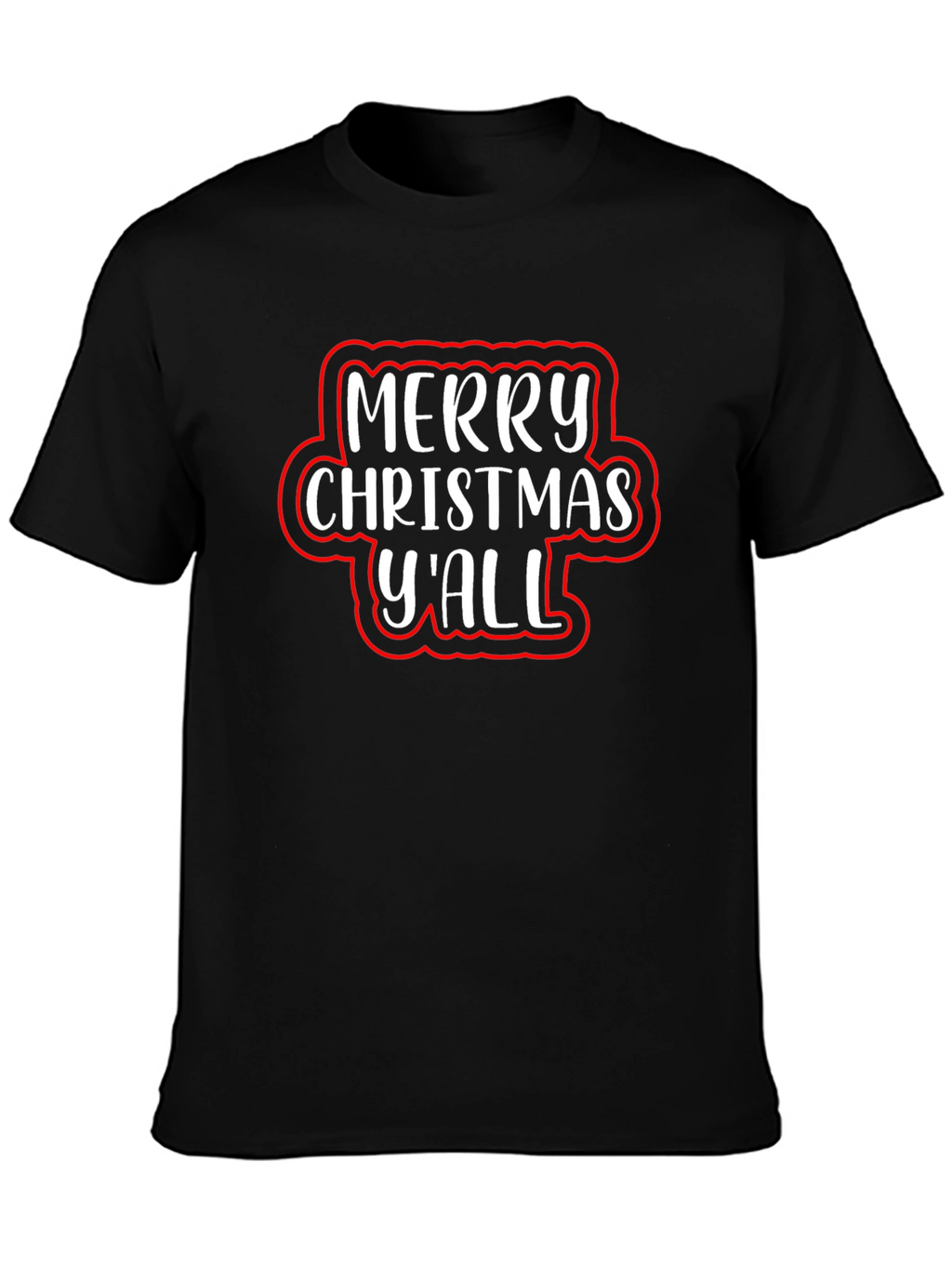 Merry Christmas Yall Graphic Tee - Holiday Cheer