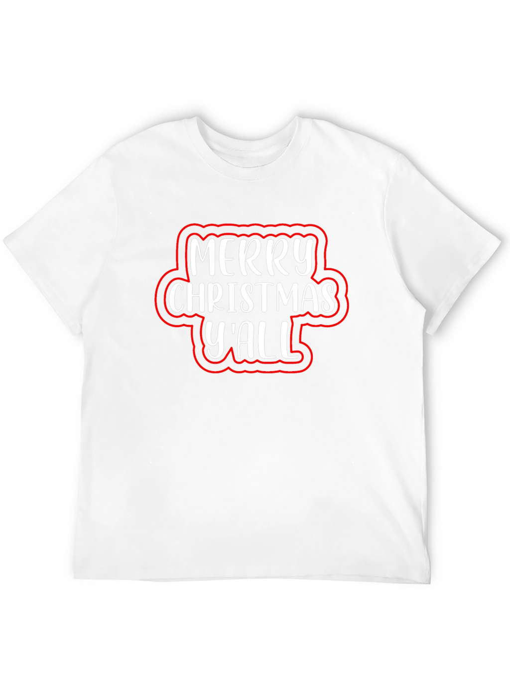 Merry Christmas Yall Graphic Tee - Holiday Cheer