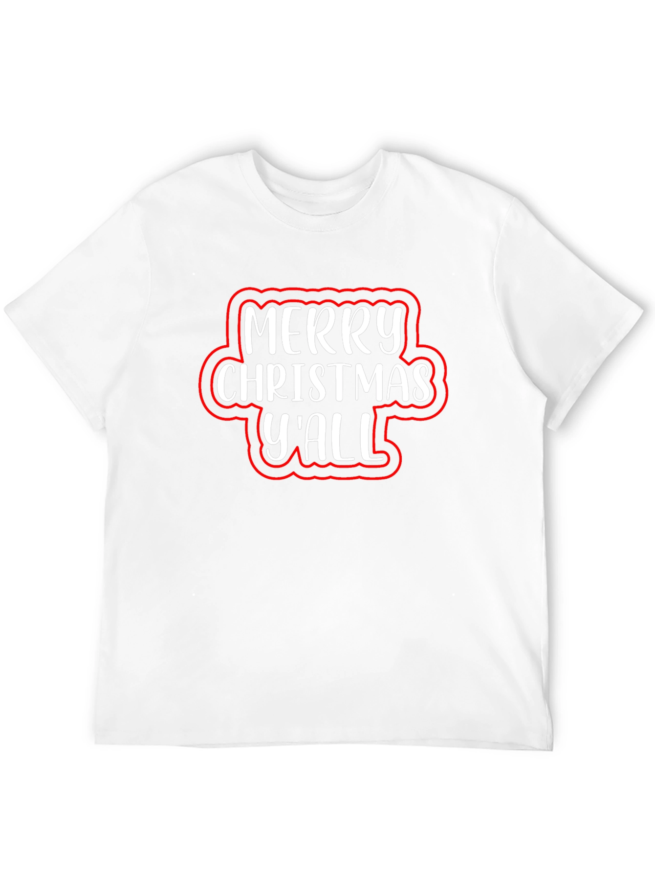 Merry Christmas Yall Graphic Tee - Holiday Cheer