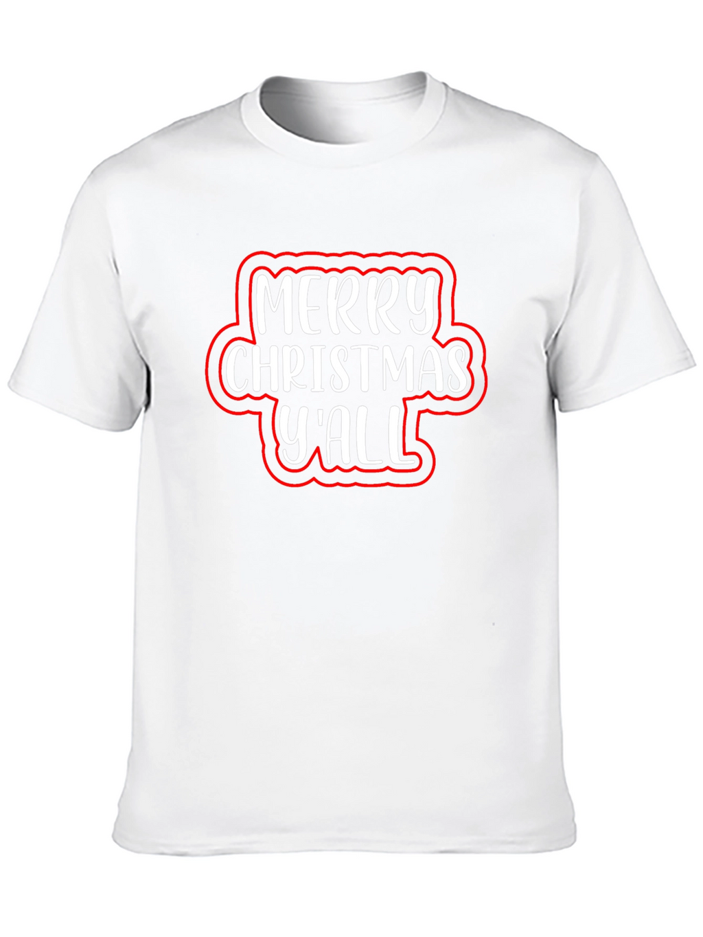 Merry Christmas Yall Graphic Tee - Holiday Cheer