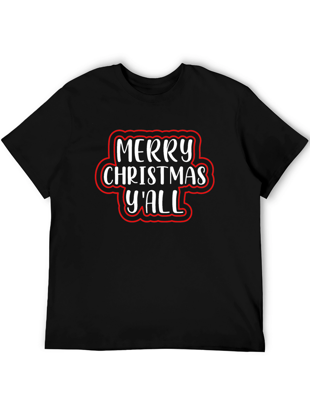 Merry Christmas Yall Graphic Tee - Holiday Cheer