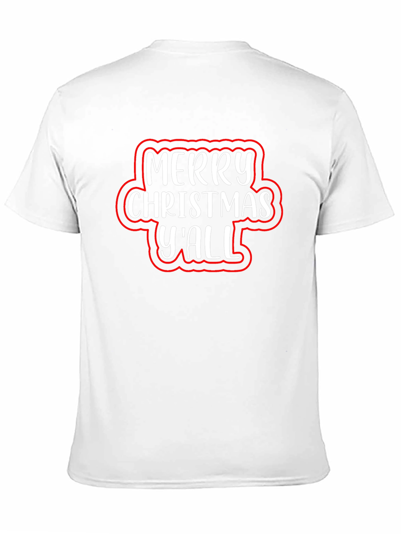 Merry Christmas Yall Graphic Tee - Holiday Cheer