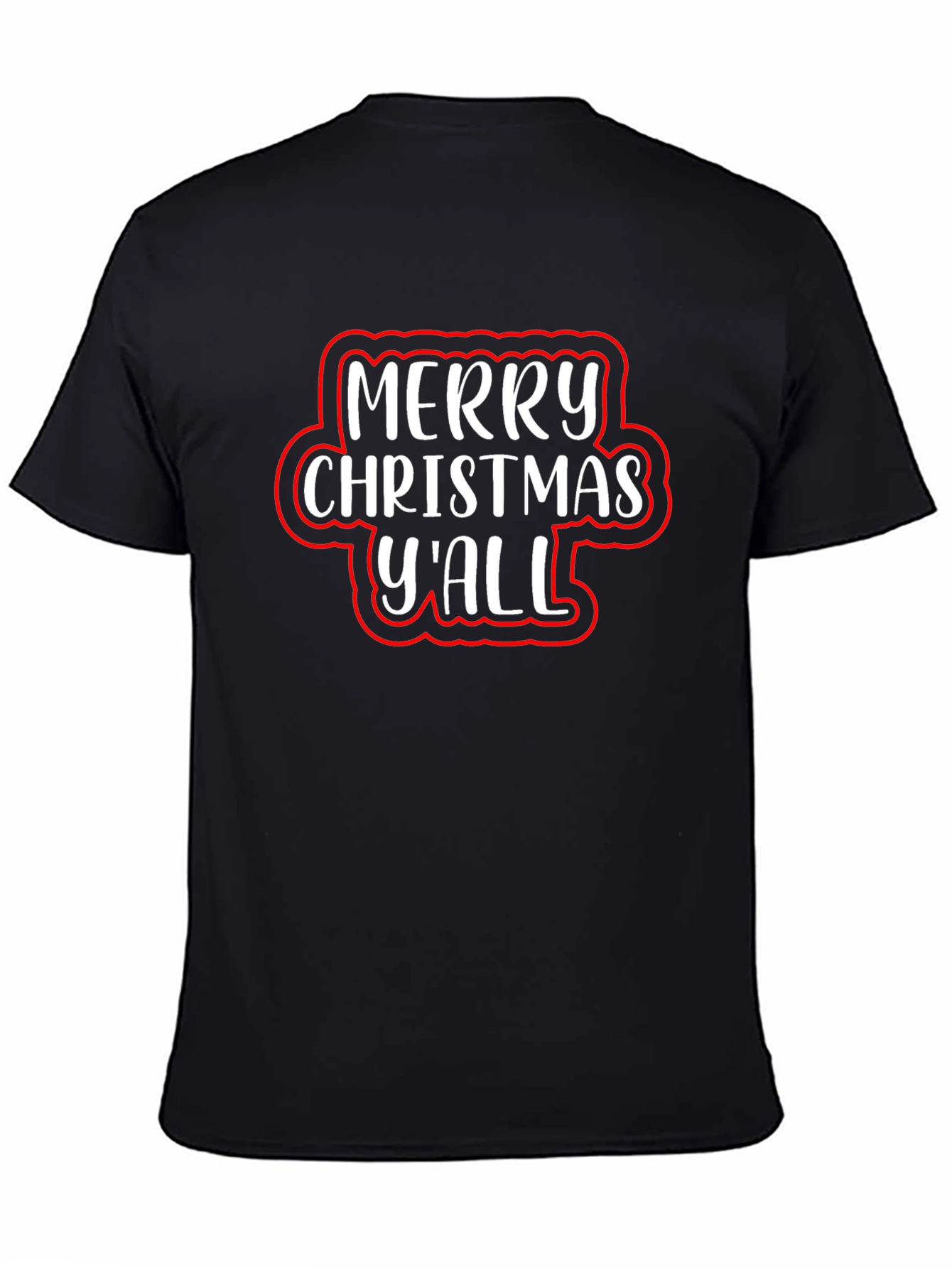 Merry Christmas Yall Graphic Tee - Holiday Cheer