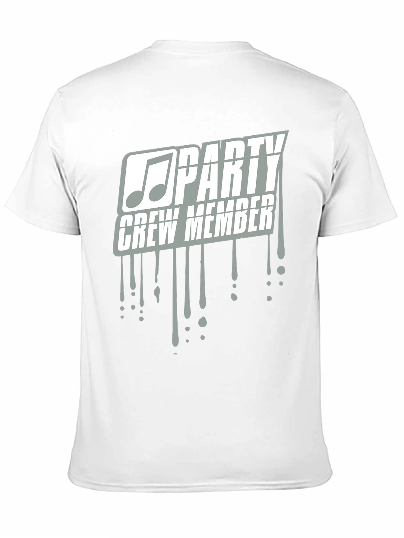 Party Crew Member Tee - Music Note Design