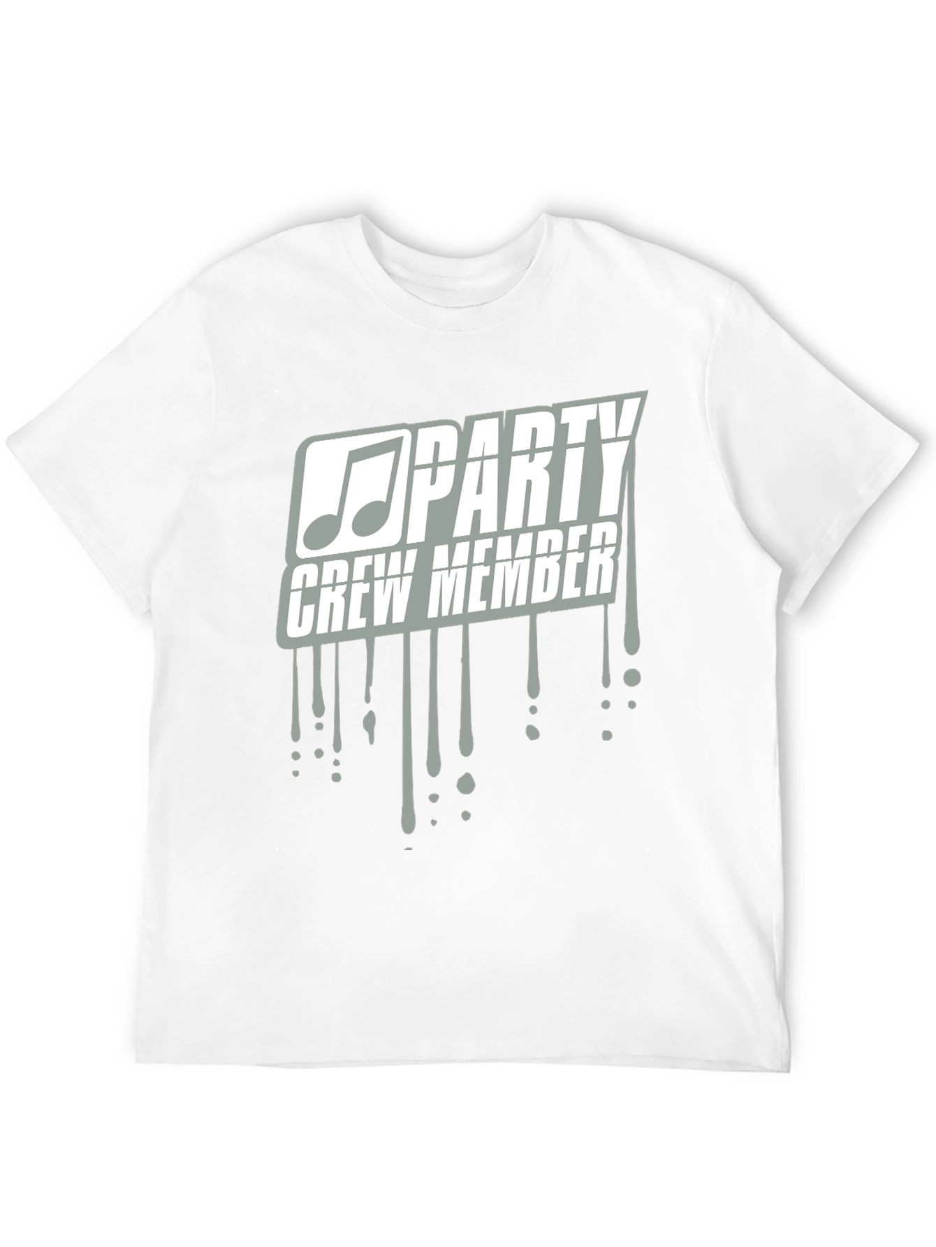 Party Crew Member Tee - Music Note Design