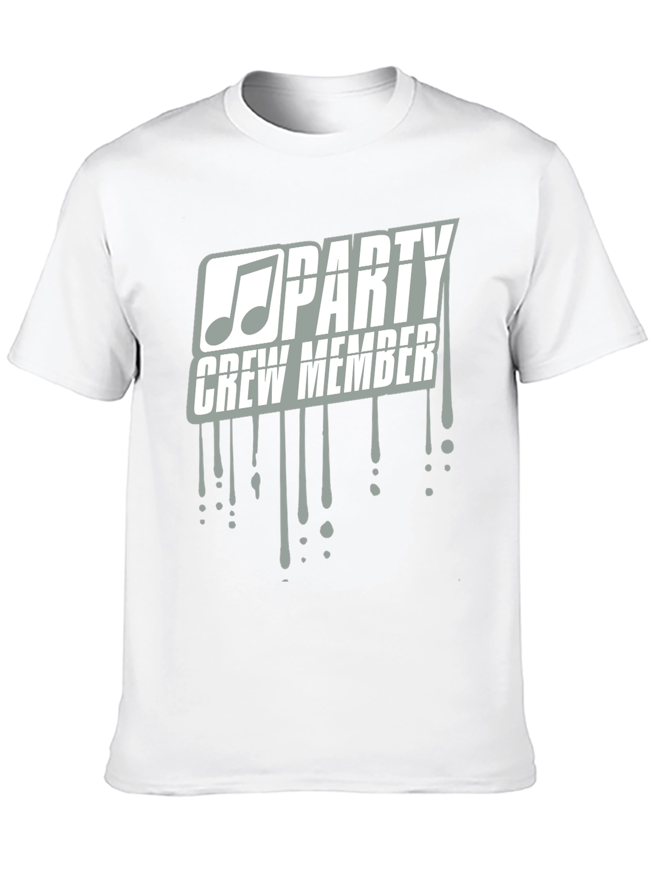 Party Crew Member Tee - Music Note Design