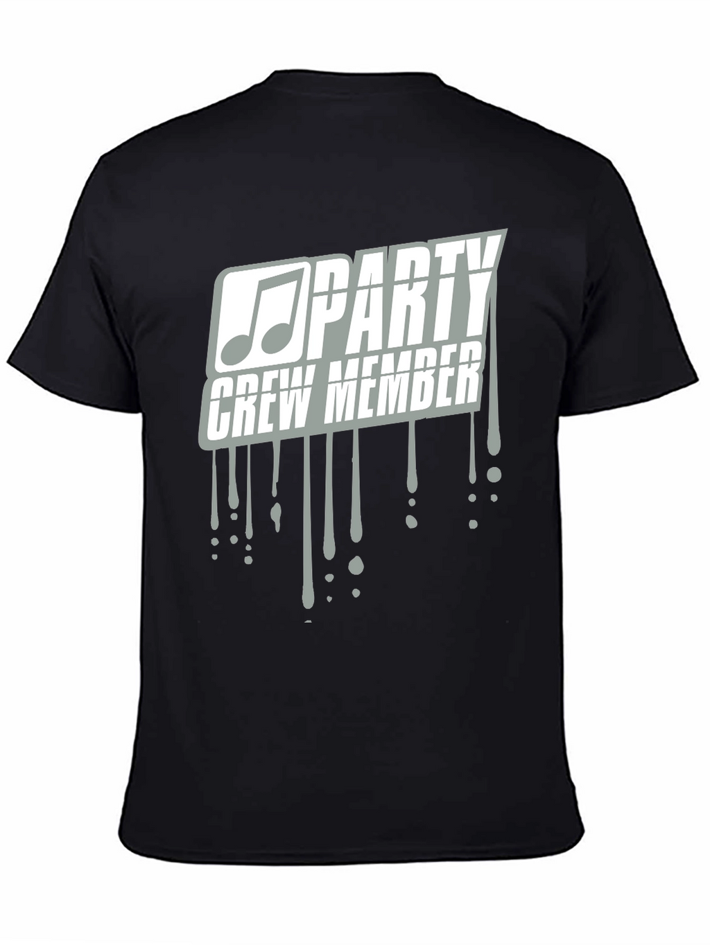 Party Crew Member Tee - Music Note Design