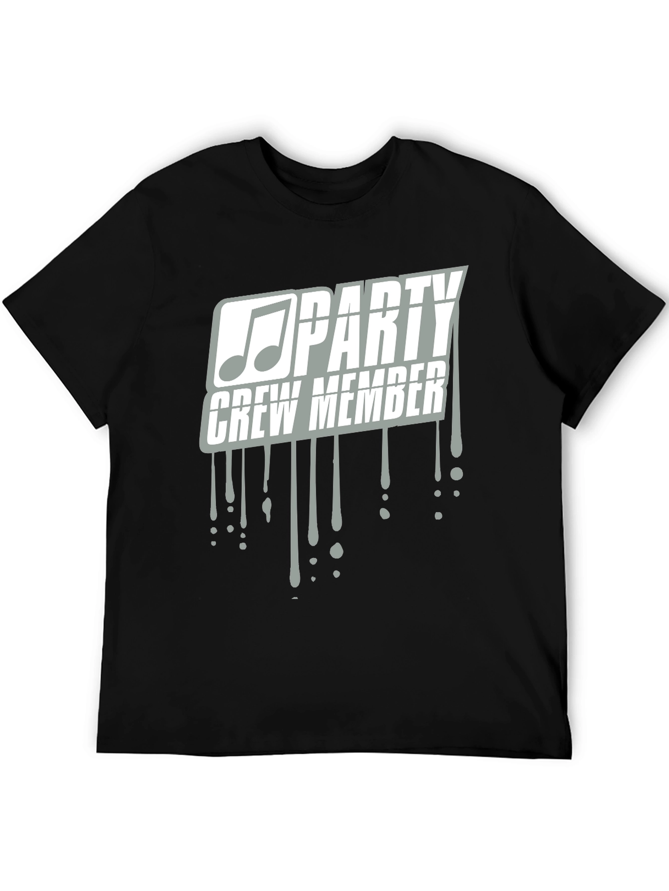 Party Crew Member Tee - Music Note Design