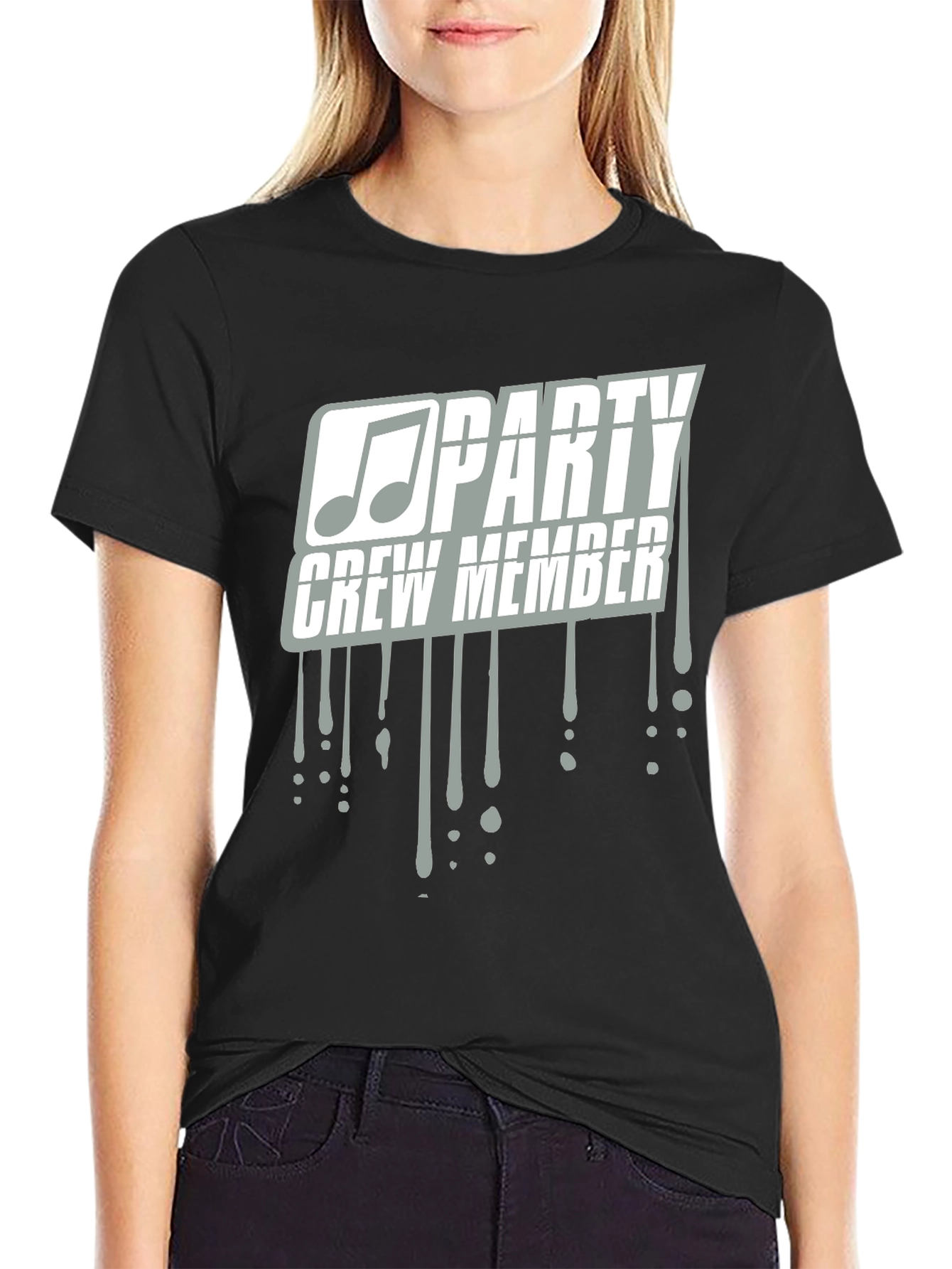 Party Crew Member Tee - Music Note Design
