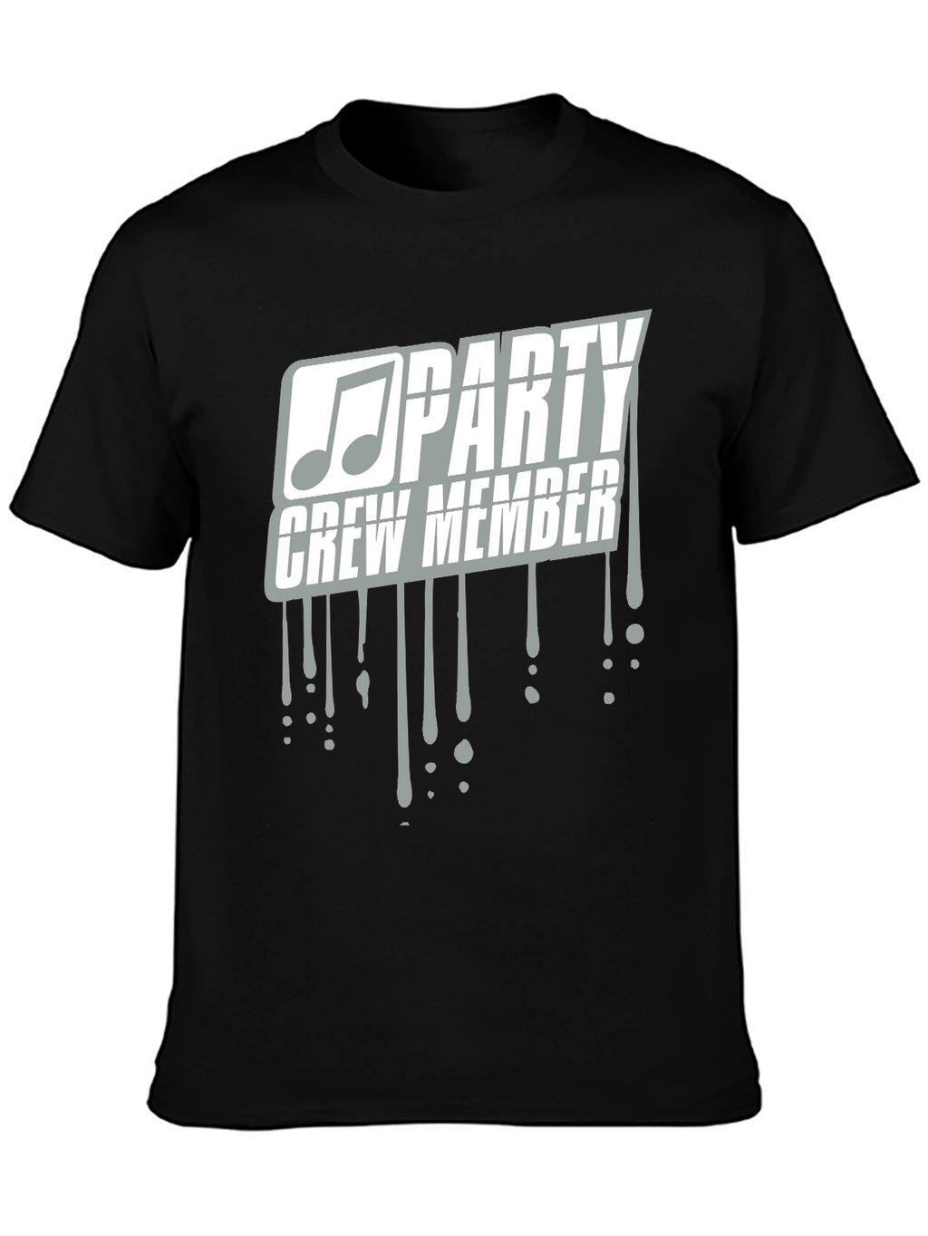 Party Crew Member Tee - Music Note Design