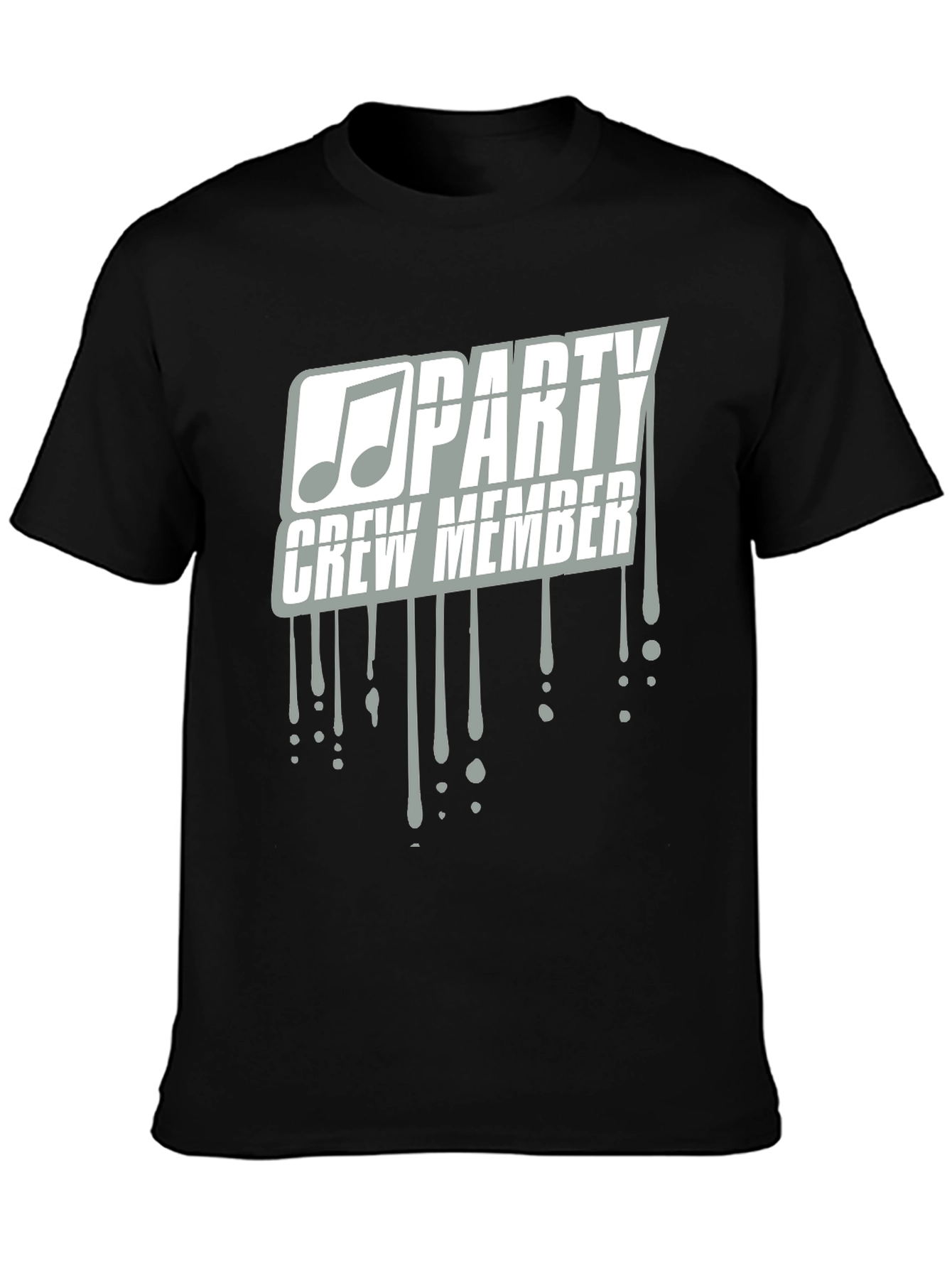 Party Crew Member Tee - Music Note Design