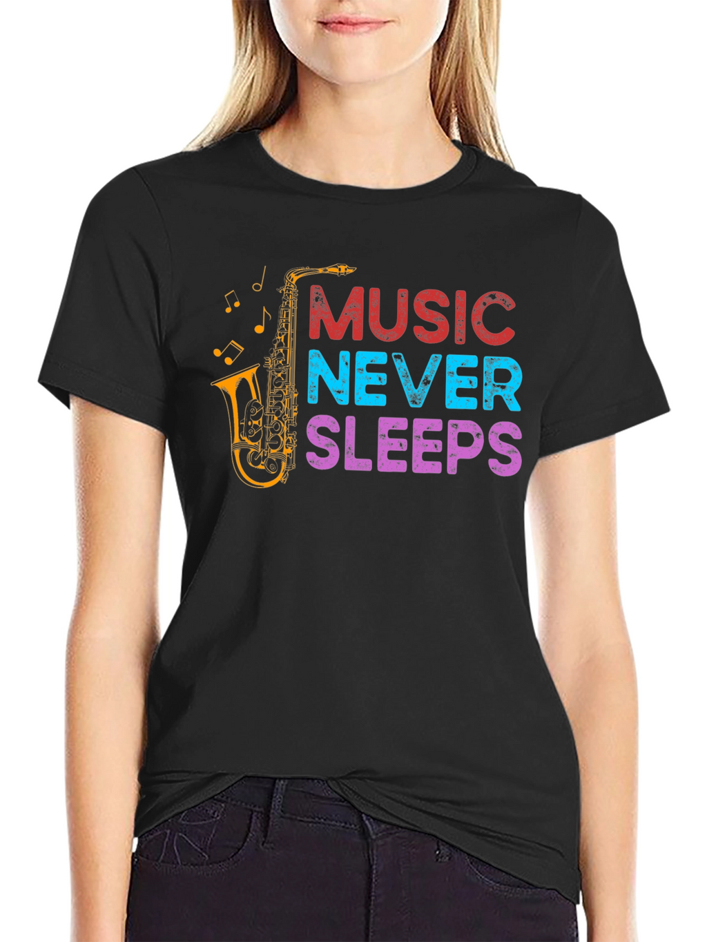 Music Never Sleeps Graphic Tee