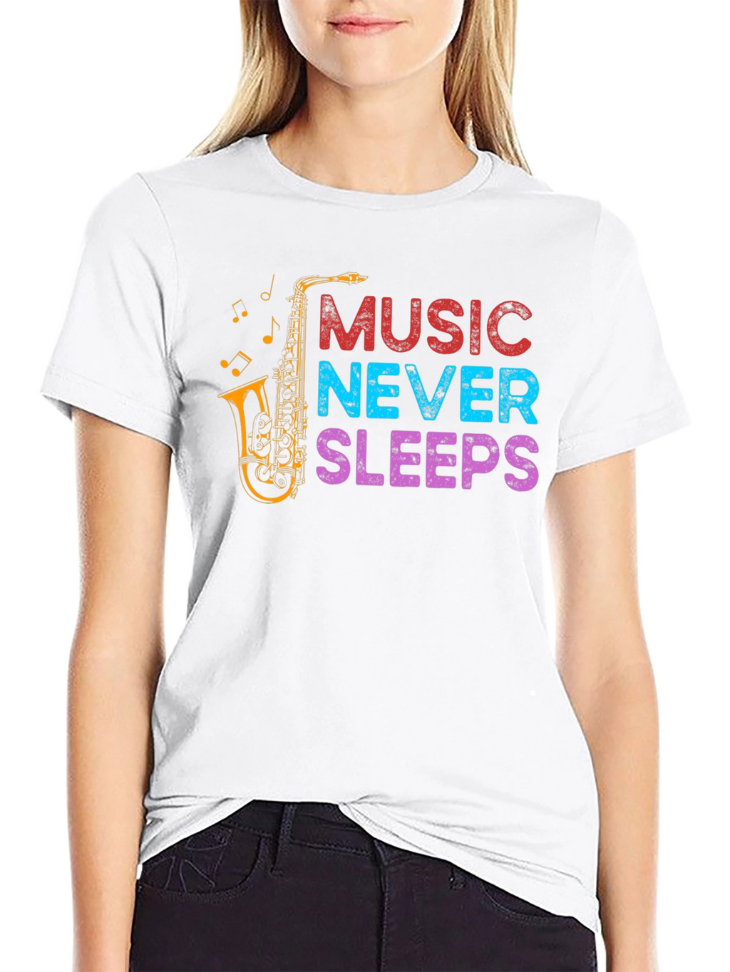 Music Never Sleeps Graphic Tee