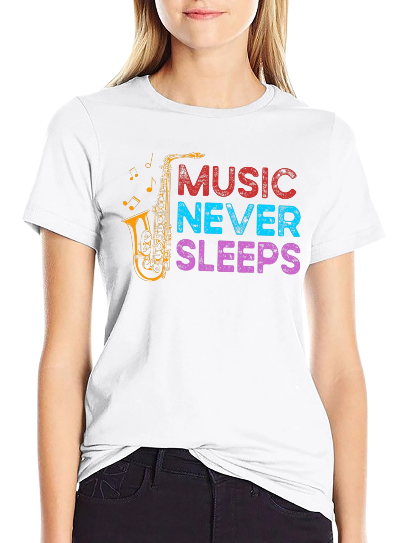 Music Never Sleeps Graphic Tee