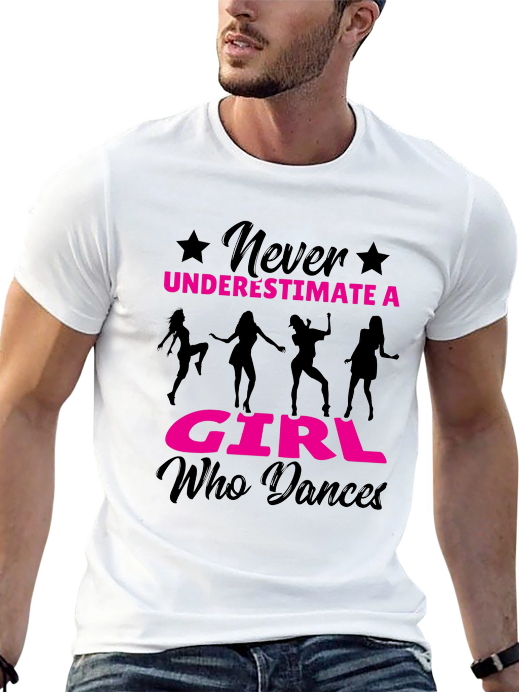 Never Underestimate a Girl Who Dances T-Shirt