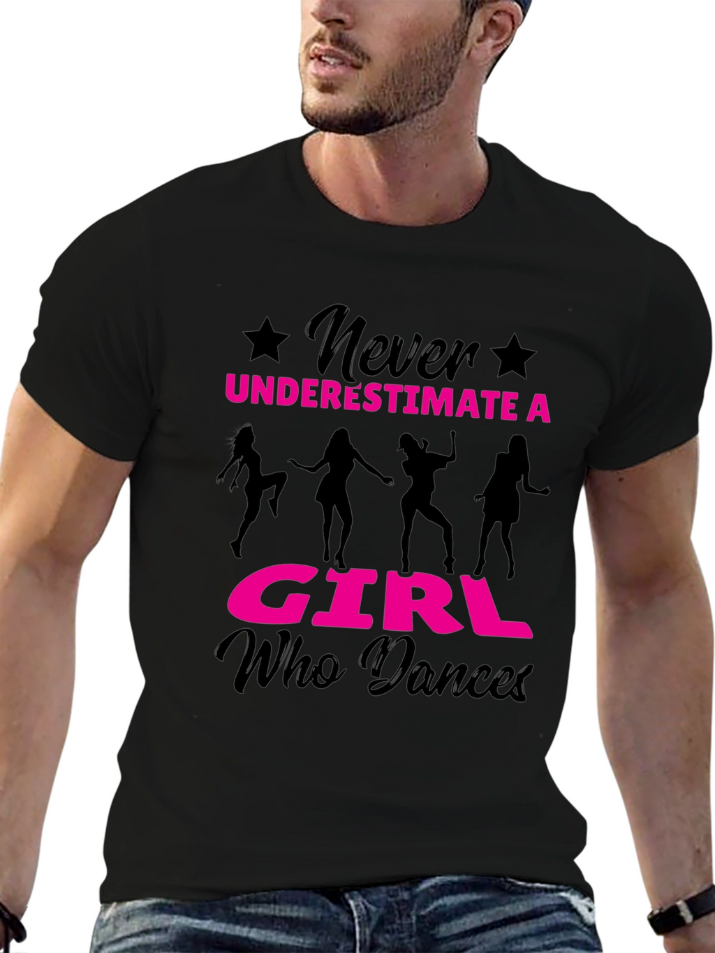 Never Underestimate a Girl Who Dances T-Shirt