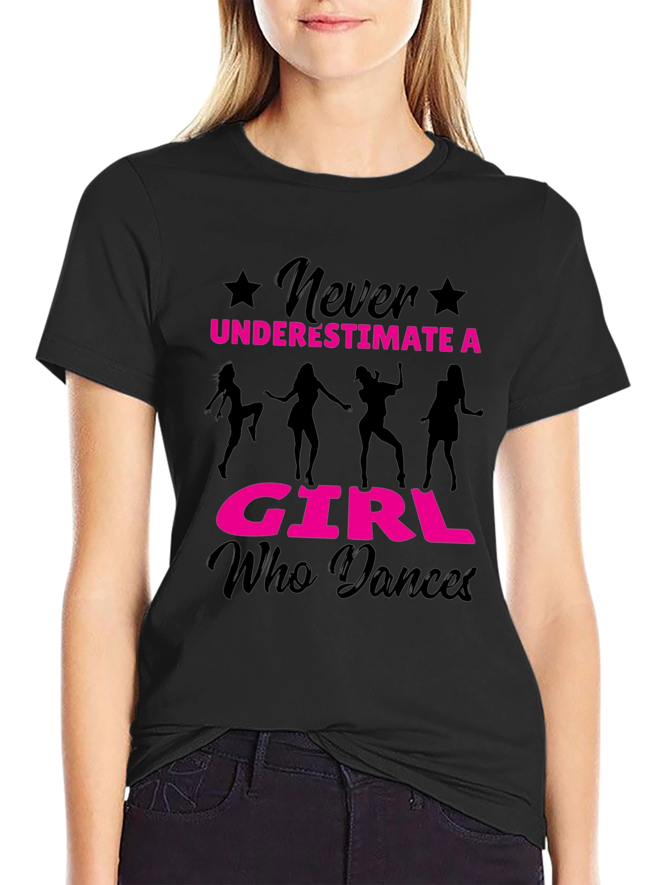 Never Underestimate a Girl Who Dances T-Shirt