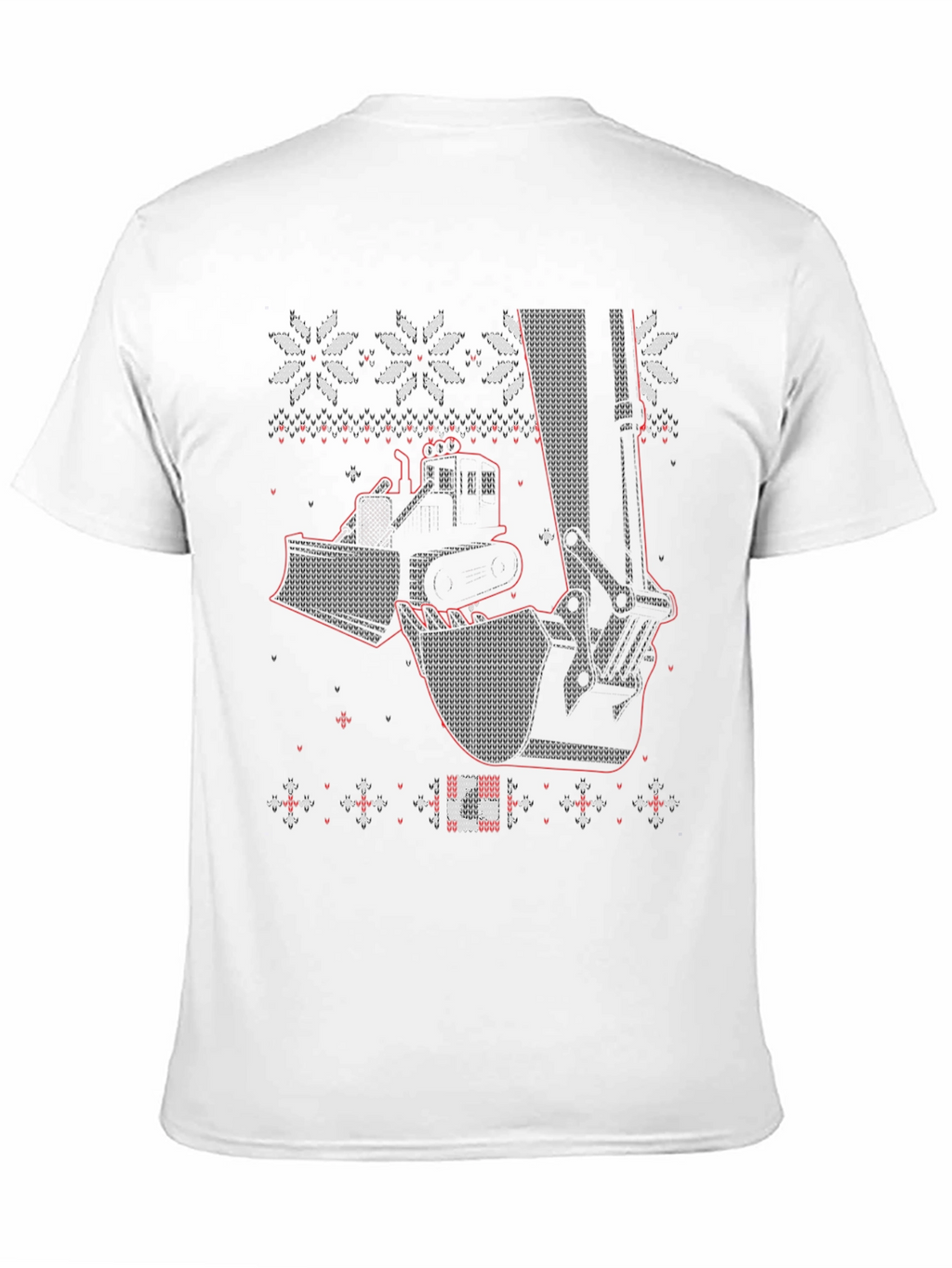 Construction Equipment Christmas Sweater T-Shirt
