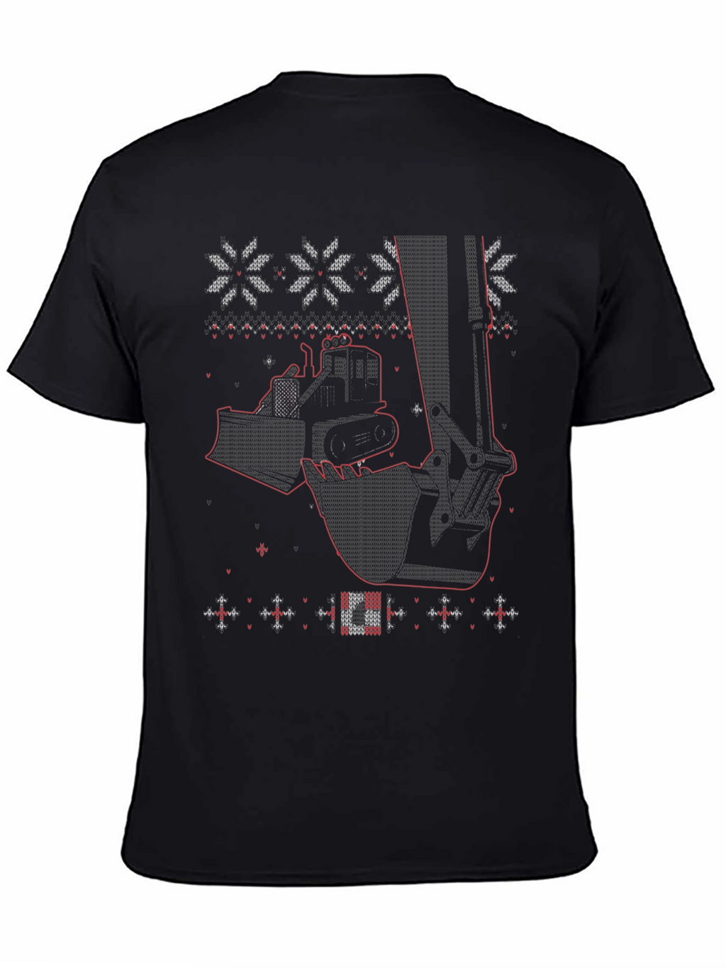 Construction Equipment Christmas Sweater T-Shirt