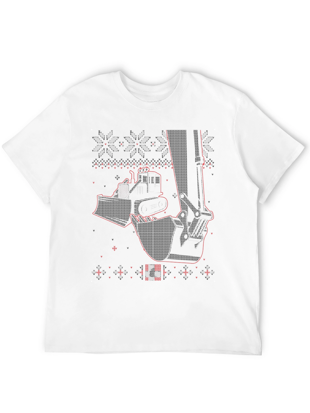 Construction Equipment Christmas Sweater T-Shirt