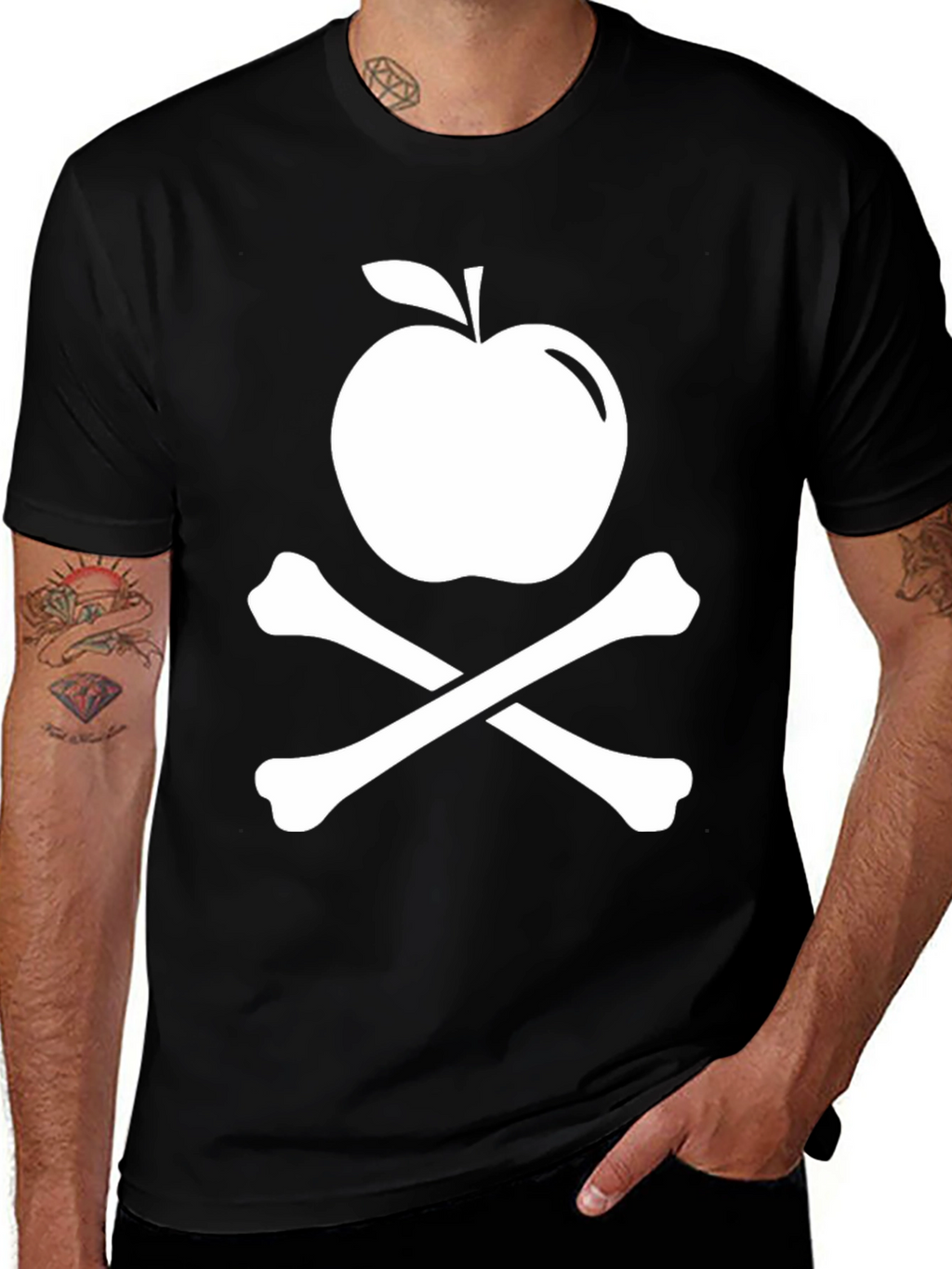 Apple & Crossbones Graphic Tee