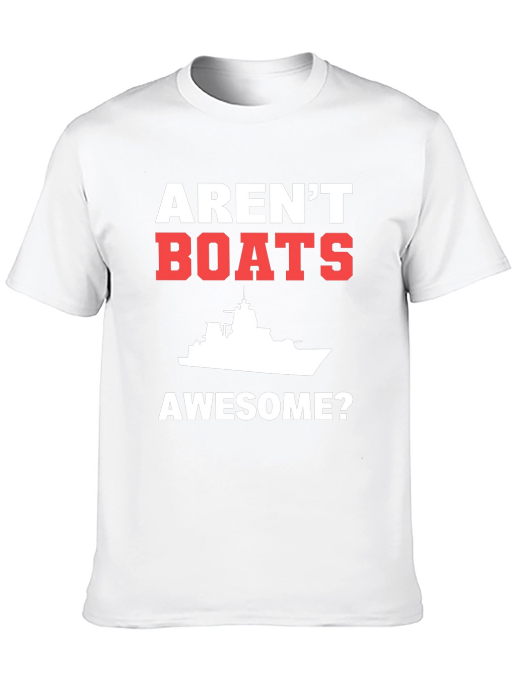 Arent Boats Awesome? Mens Black T-Shirt