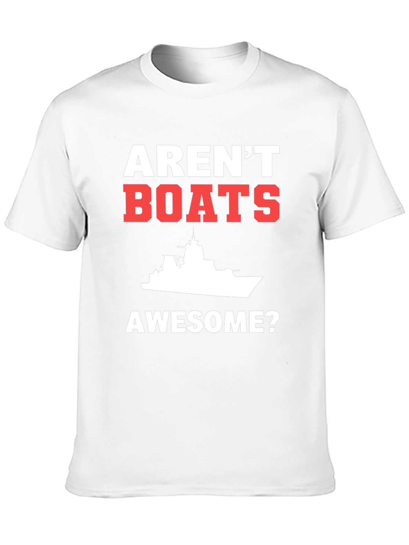 Arent Boats Awesome? Mens Black T-Shirt