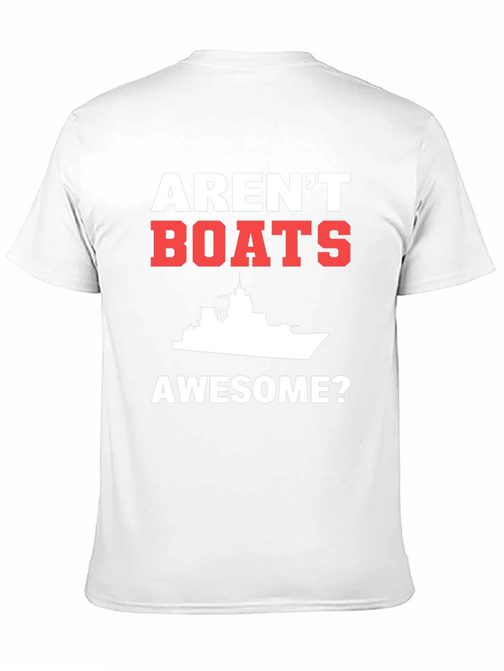 Arent Boats Awesome? Mens Black T-Shirt