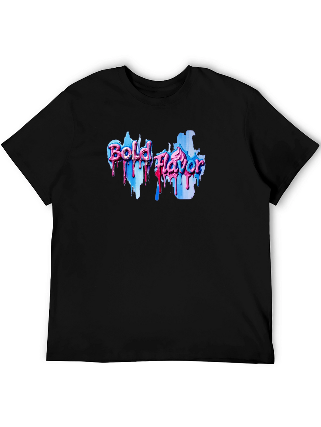 Bold Flavor Graphic Tee - Black