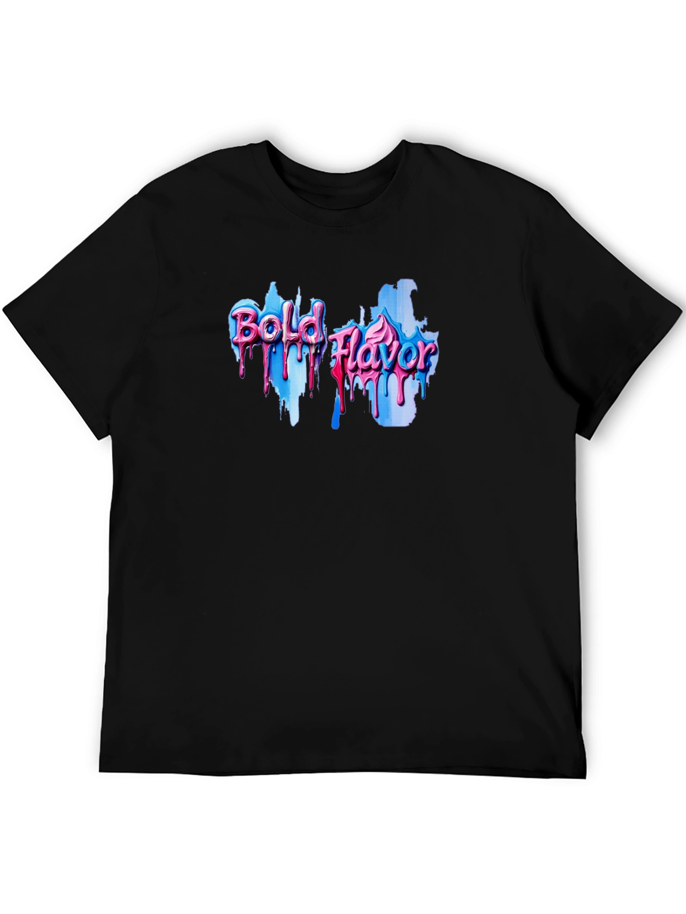Bold Flavor Graphic Tee - Black