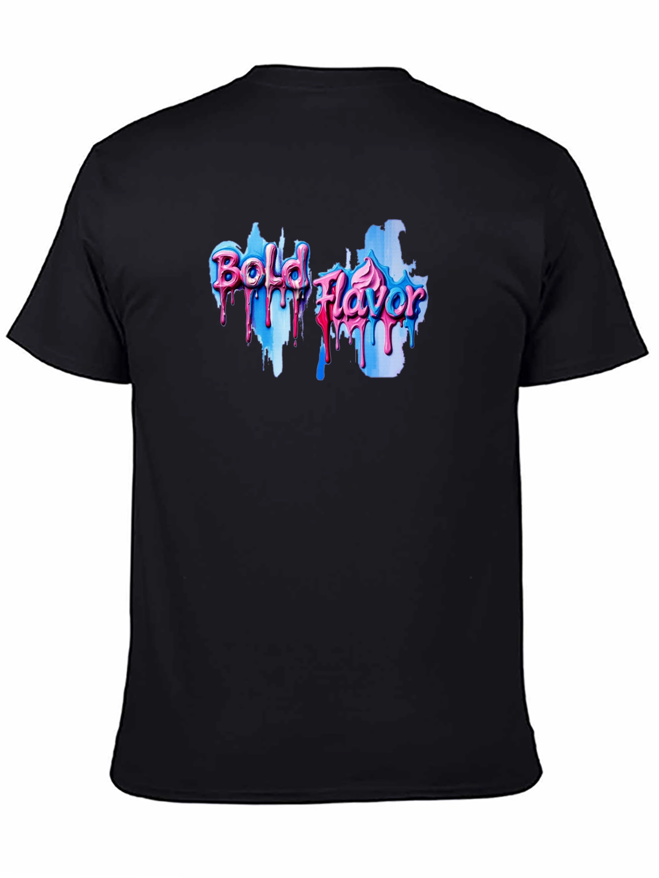 Bold Flavor Graphic Tee - Black