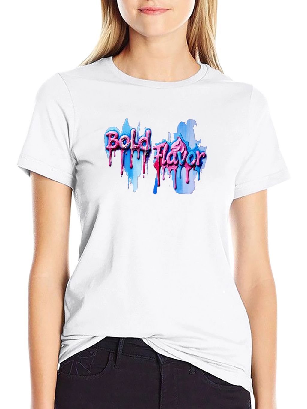 Bold Flavor Graphic Tee - Black