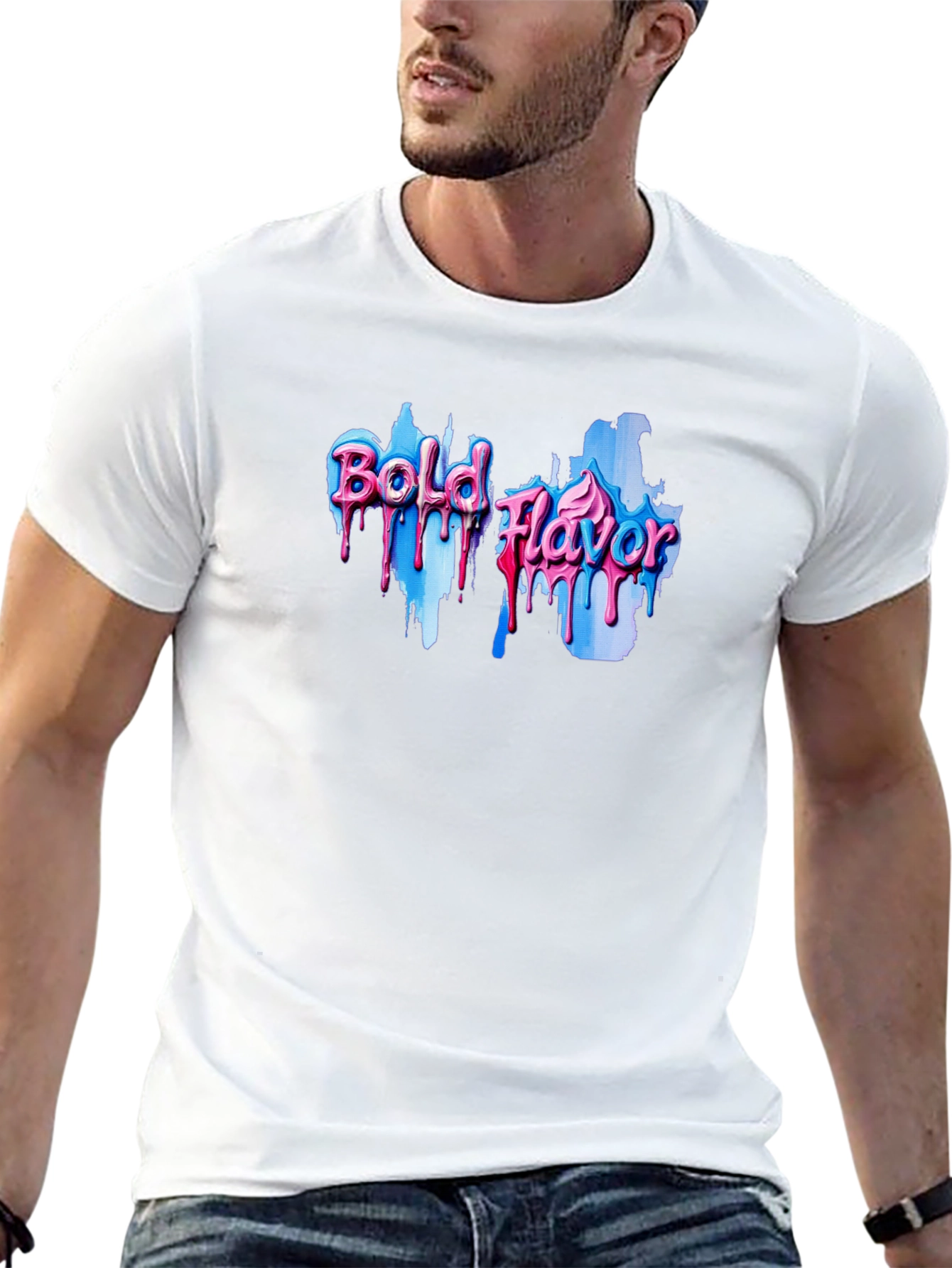 Bold Flavor Graphic Tee - Black