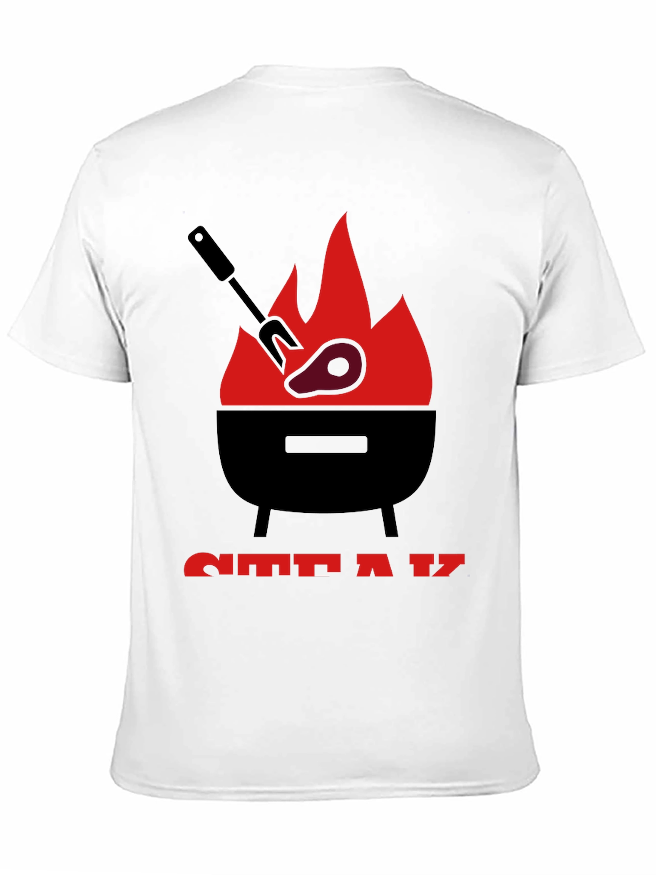 Steak BBQ T-Shirt: Grilling Graphic Tee for Foodies
