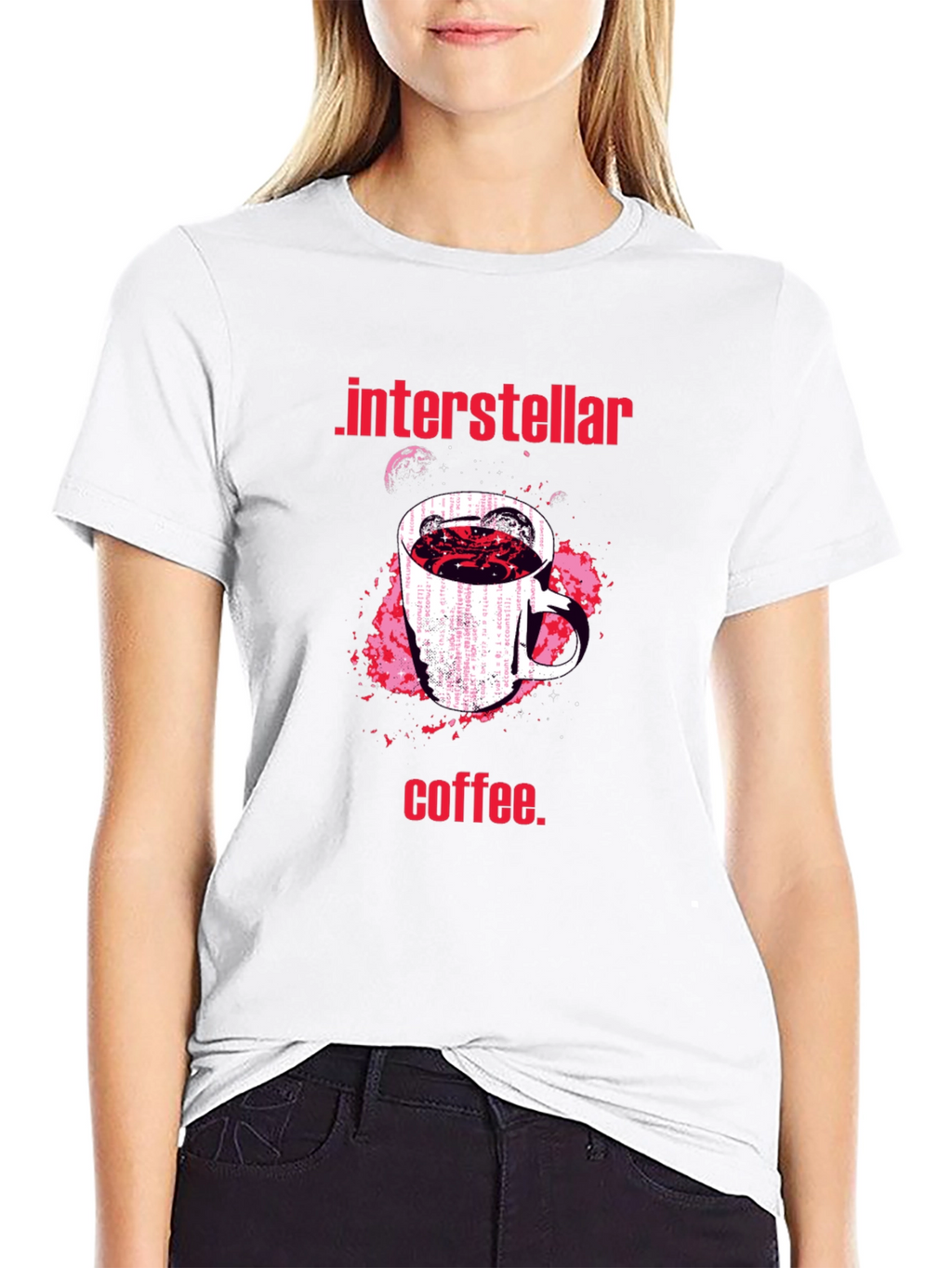 Interstellar Coffee Graphic T-Shirt
