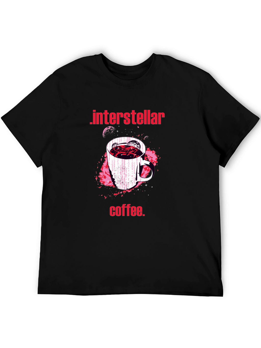 Interstellar Coffee Graphic T-Shirt