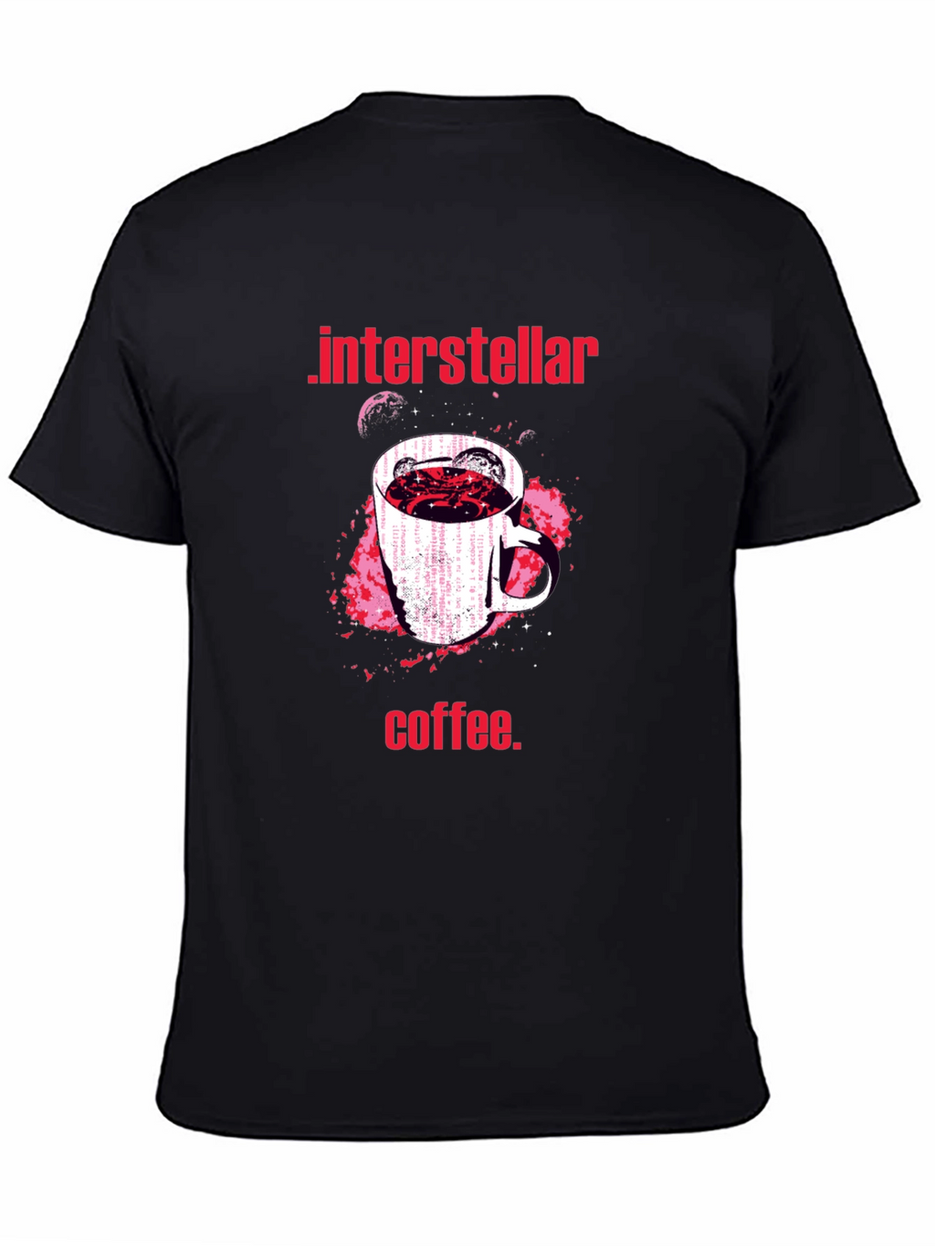 Interstellar Coffee Graphic T-Shirt